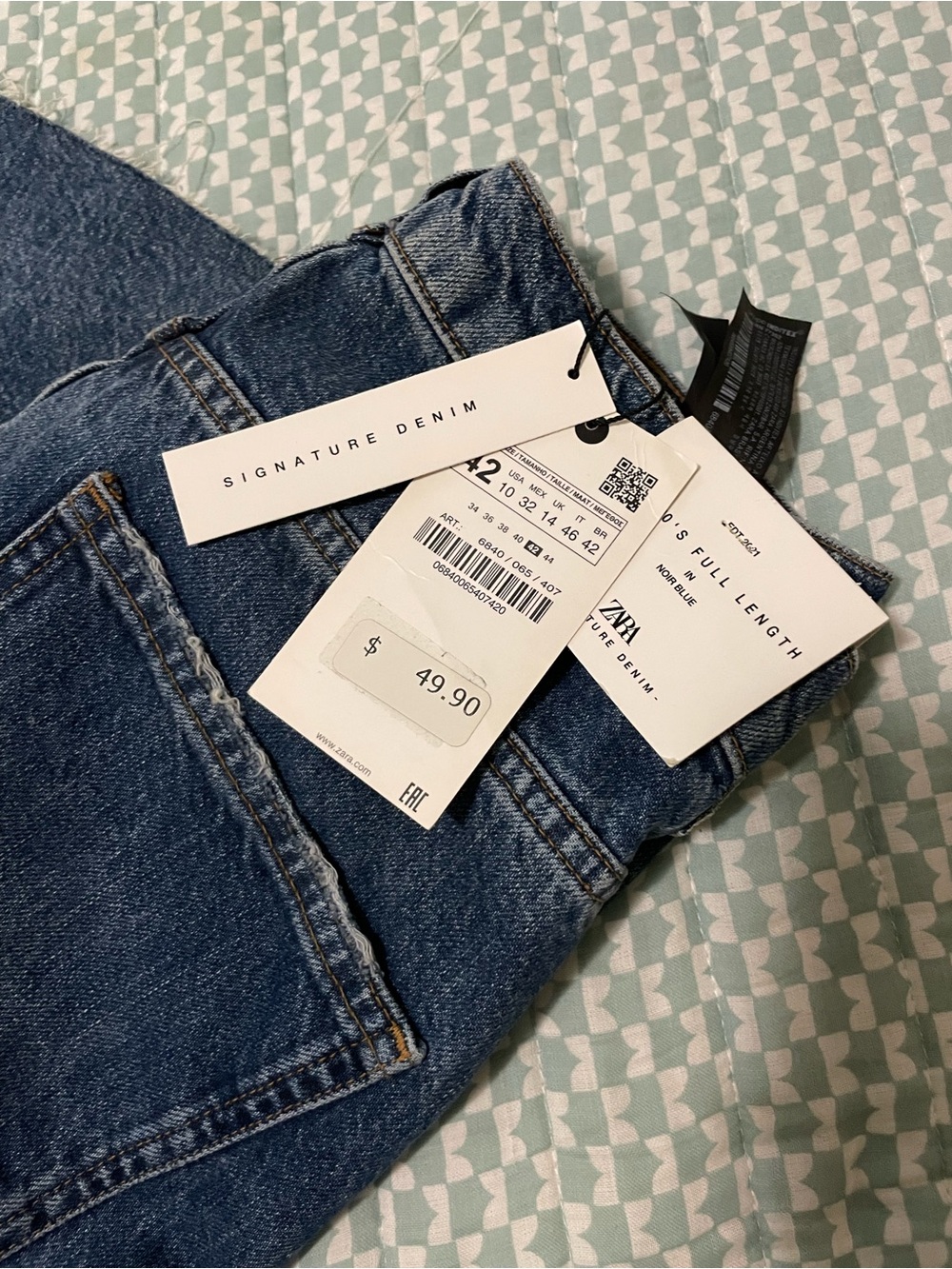 Zara Women’s Wide Leg Jeans - Picture 4 of 5